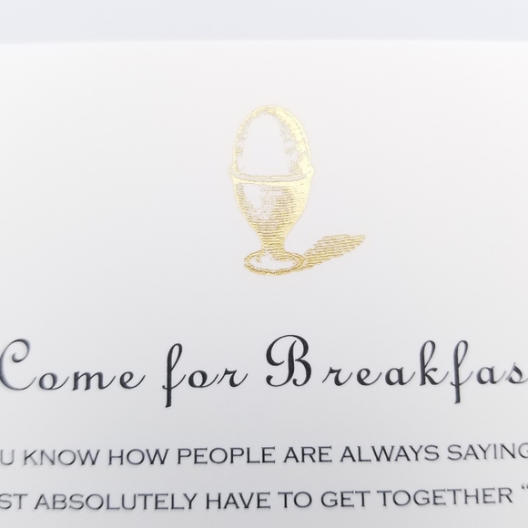 COME FOR BREAKFAST!  Invitations by Studio Z - Picture 2 of 4